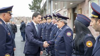 Վերանորոգվել է Ստեփանավանի քննչական բաժնին հատկացված նոր վարչական շենքը․ բացման արարողությանը ներկա է գտնվել ՀՀ ՔԿ նախագահ Արգիշտի Քյարամյանը (տեսանյութ, լուսանկարներ)